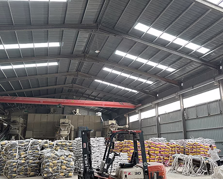 Cat litter packaging line