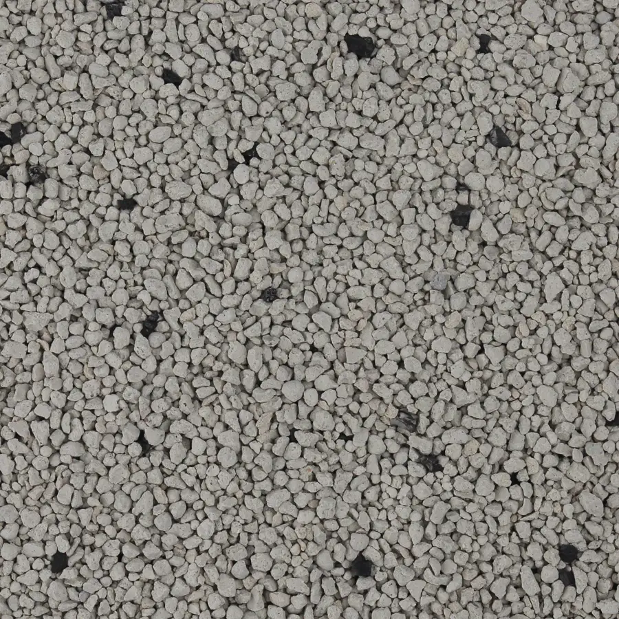 Activated carbon bentonite cat litter with black odor-control particles